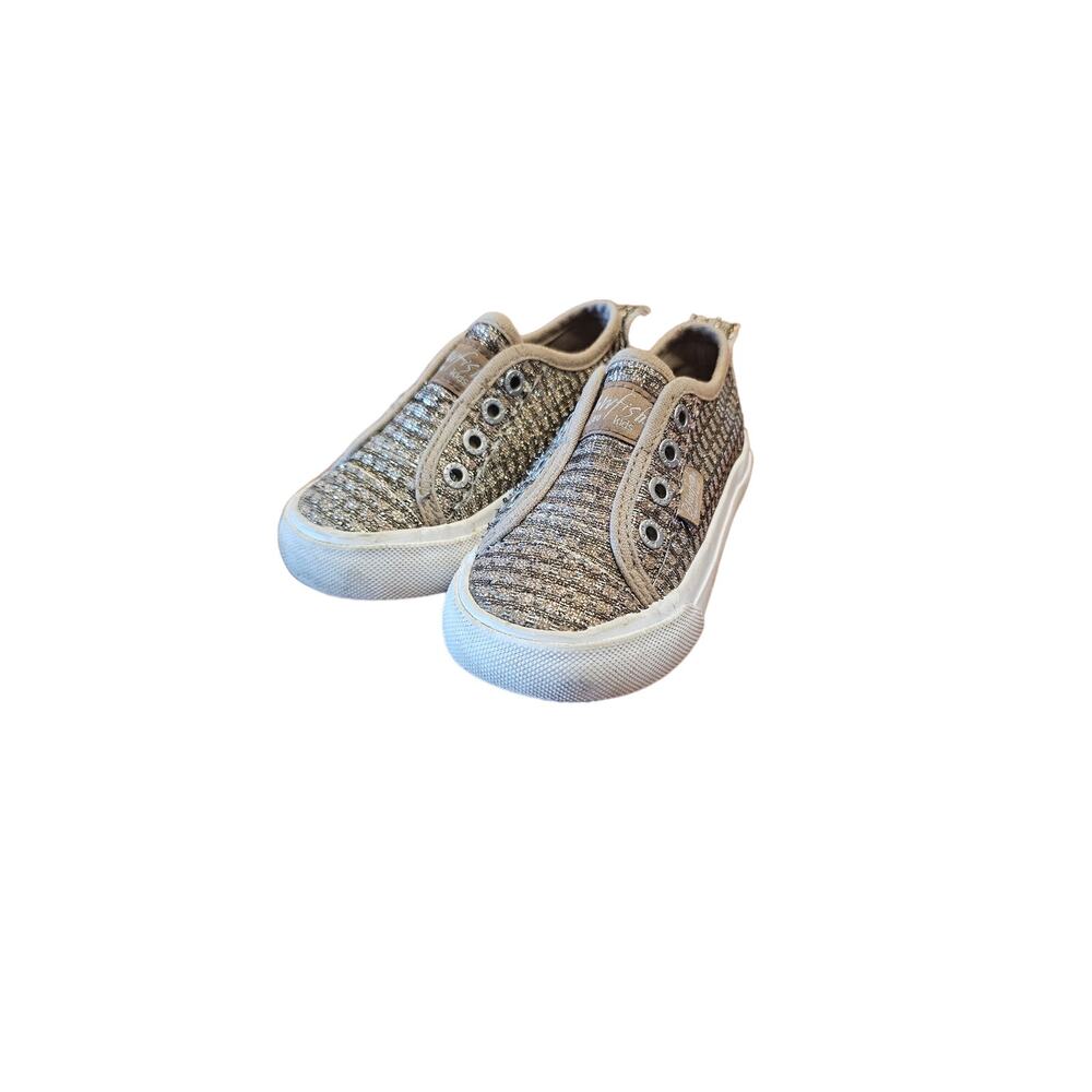 Gold Sparkly Blowfish Malibu Kids toddler shoes size‎ 7